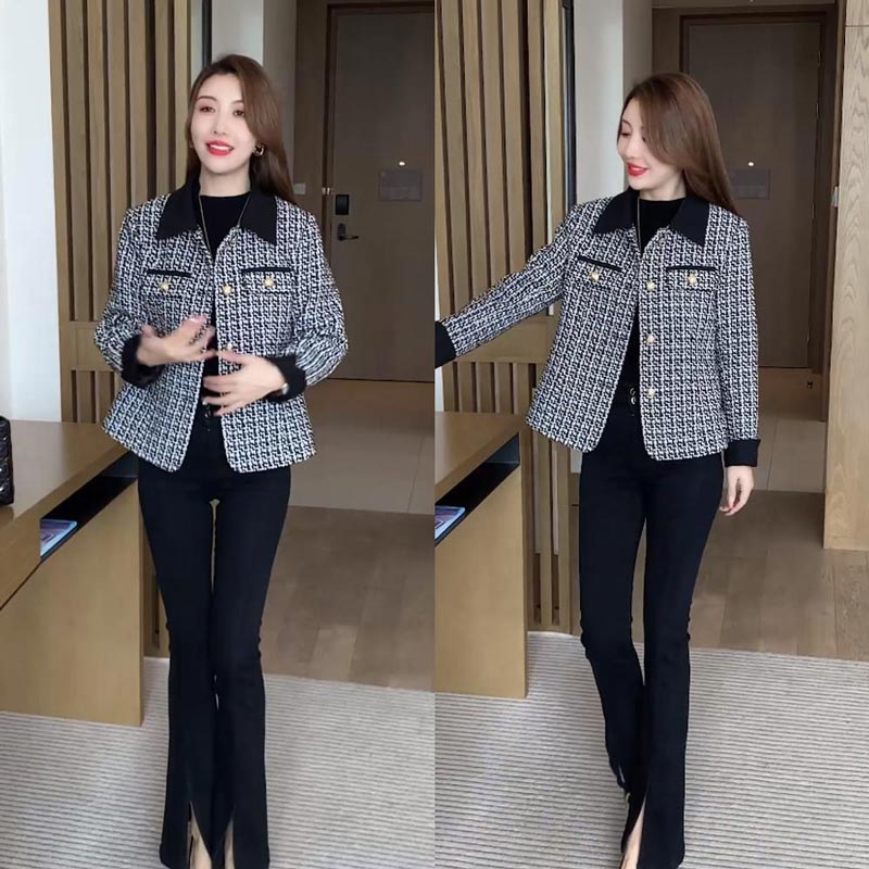 ❄️Winter Specials❄️ Fashionable and Elegant Short Tweed Jacket