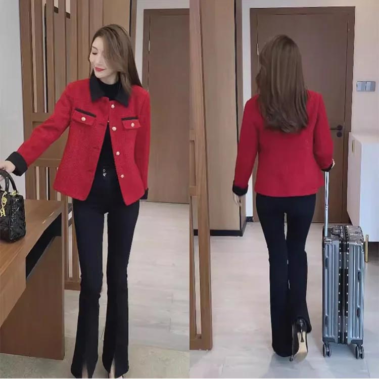 ❄️Winter Specials❄️ Fashionable and Elegant Short Tweed Jacket