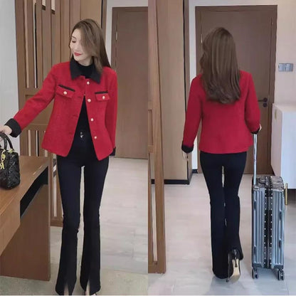 ❄️Winter Specials❄️ Fashionable and Elegant Short Tweed Jacket