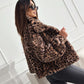 ❄️Winter Specials❄️Women’s Fluffy Short Coat with Leopard Print