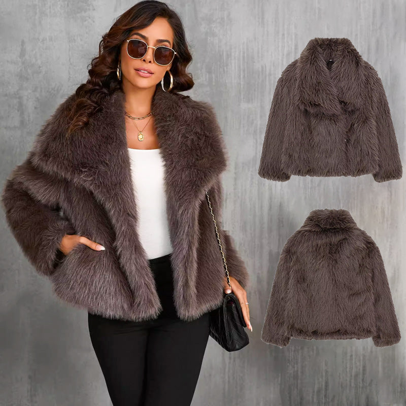 ❄️Winter Specials❄️Women's Fluffy Short Coat