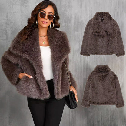 ❄️Winter Specials❄️Women's Fluffy Short Coat