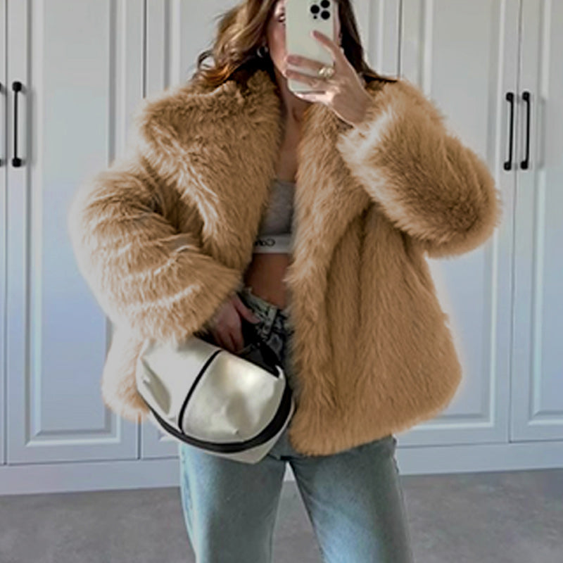 ❄️Winter Specials❄️Women's Fluffy Short Coat