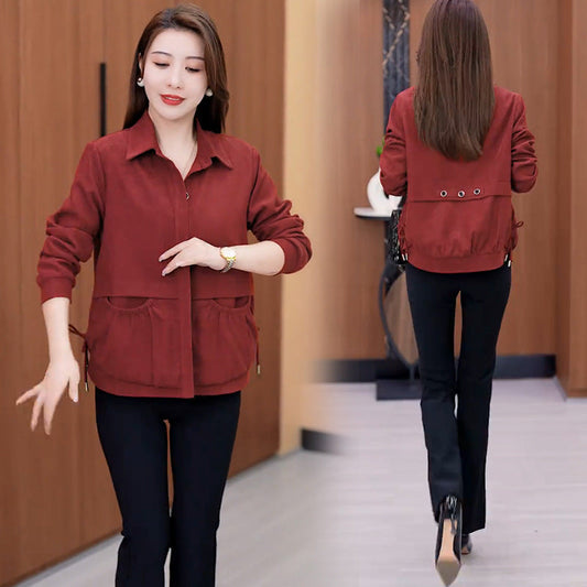 ❄️Winter Specials❄️Women’s Casual Lapel Button Short Jacket