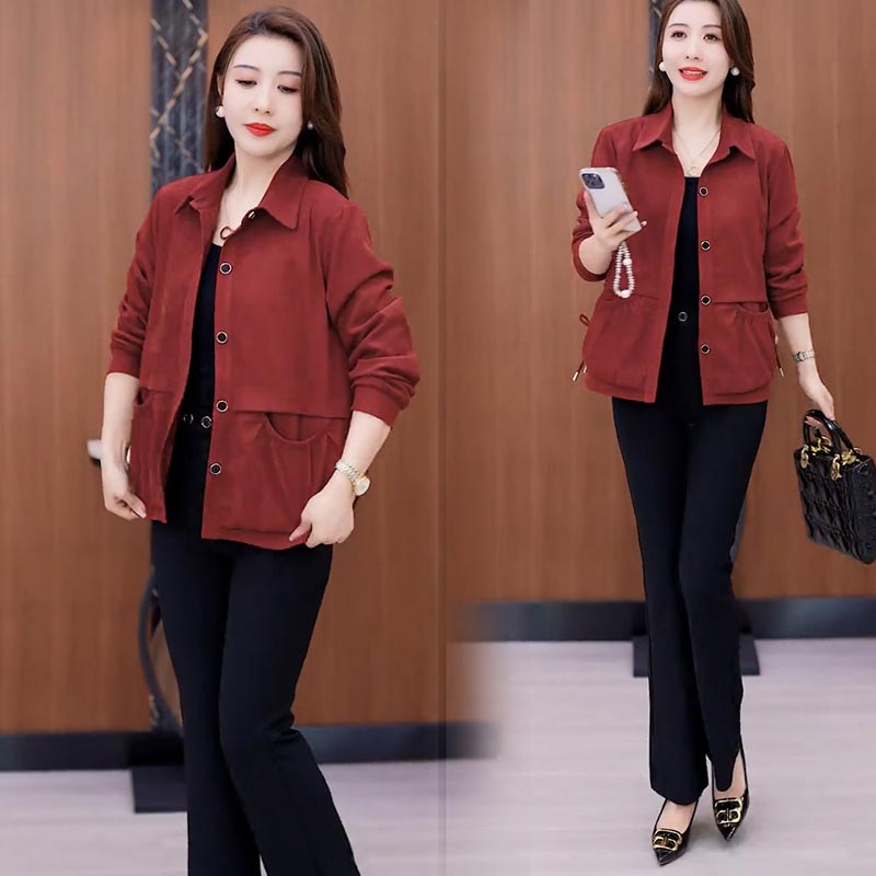 ❄️Winter Specials❄️Women’s Casual Lapel Button Short Jacket