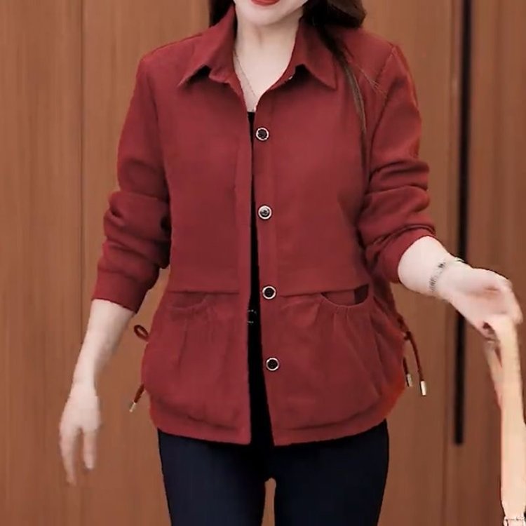 ❄️Winter Specials❄️Women’s Casual Lapel Button Short Jacket