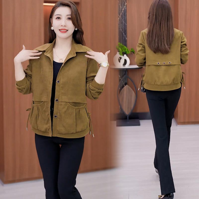 ❄️Winter Specials❄️Women’s Casual Lapel Button Short Jacket