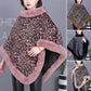 ❄️Winter-Specials❄️Women's Trendy Leopard Print Warm Cape Jacket