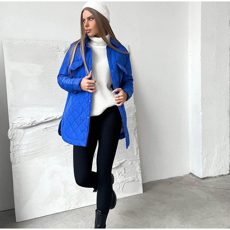 ❄️Winter-Specials❄️Women's Quilted Lightweight Insulation Jacket with Belt