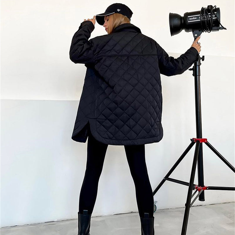 ❄️Winter-Specials❄️Women's Quilted Lightweight Insulation Jacket with Belt