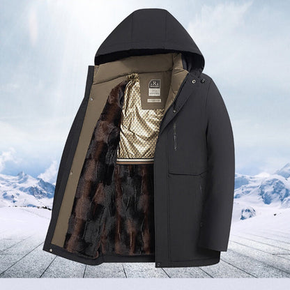 ❄️Winter Specials❄️ Men’s Winter Thermal Thick Hooded Parka Coat