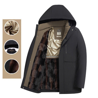 ❄️Winter Specials❄️ Men’s Winter Thermal Thick Hooded Parka Coat