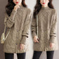 ❄️Winter-Specials❄️Women's Elegant Knit Patchwork Warm Coat