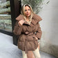 ❄️Winter-Specials❄️Women's Stylish Solid Lace-Up Quilted Jacket