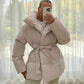 ❄️Winter-Specials❄️Women's Stylish Solid Lace-Up Quilted Jacket
