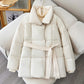 ❄️Winter-Specials❄️Women's Stylish Solid Lace-Up Quilted Jacket