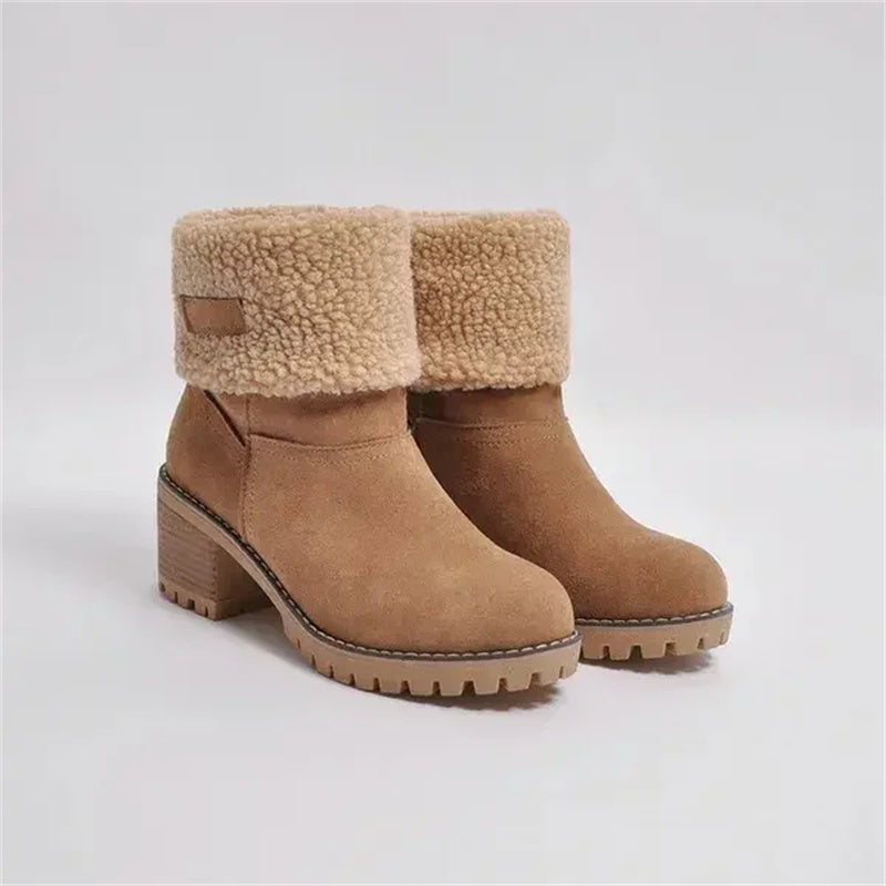 🎅Early Xmas Sales🎄Women’s Chunky Heel Winter Boots
