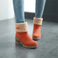 🎅Early Xmas Sales🎄Women’s Chunky Heel Winter Boots