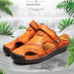 🌴Summer Specials👣Large Size Soft Leather Men's Breathable Outdoor Sandals