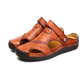 🌴Summer Specials👣Large Size Soft Leather Men's Breathable Outdoor Sandals