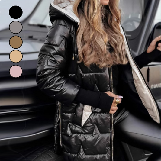 ❄️Winter Specials❄️ Women's Winter Warm Hooded Mid-Length Coats