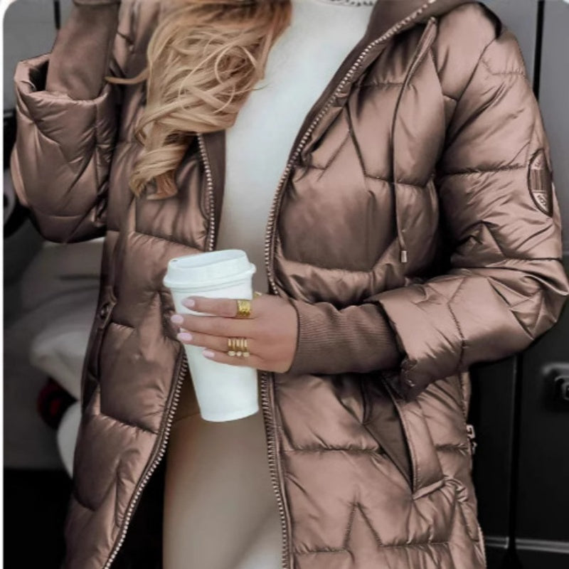 ❄️Winter Specials❄️ Women's Winter Warm Hooded Mid-Length Coats