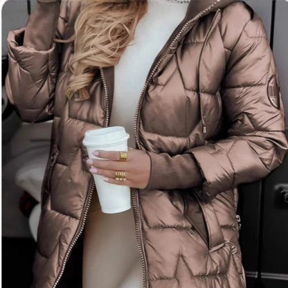 ❄️Winter Specials❄️ Women's Winter Warm Hooded Mid-Length Coats