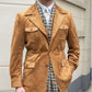 ❄️Winter Specials❄️ Men's Faux Leather Blazer Jacket with Pockets