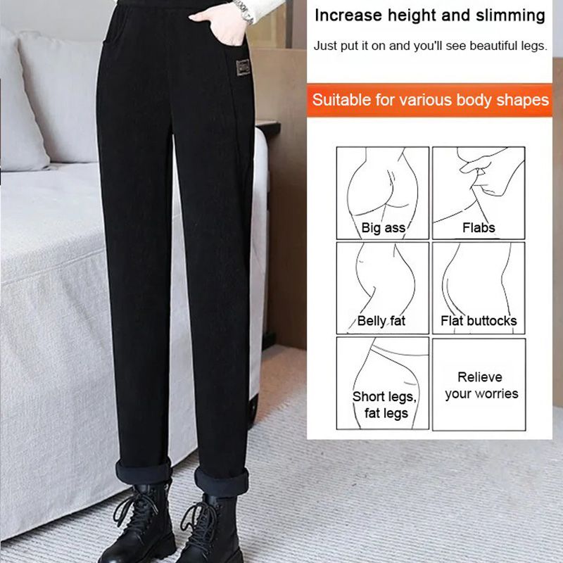 🔥2025 HOT SALE🔥 Women's High-waist Warm  Fleece-lined Pants