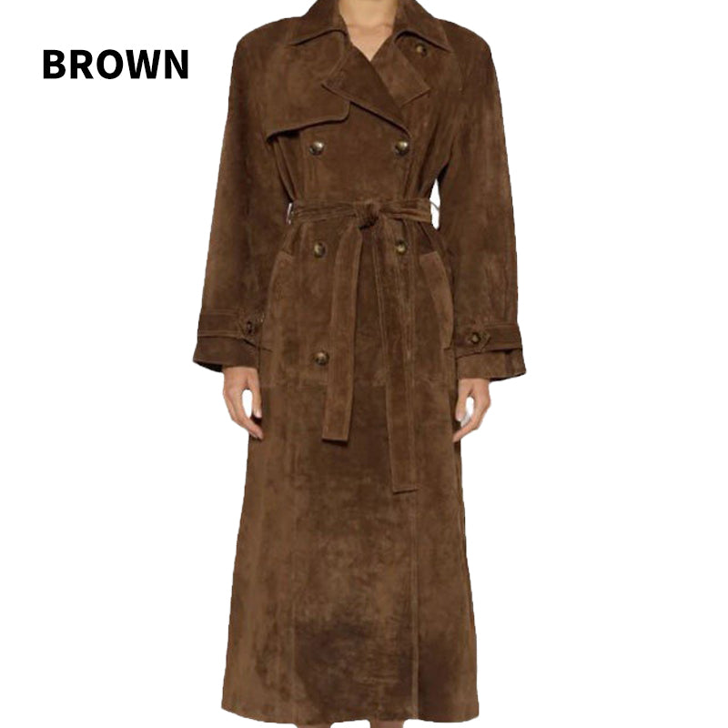 ❄️Winter Specials❄️ Women's Warm and Comfortable Waist-Tied Long Coat