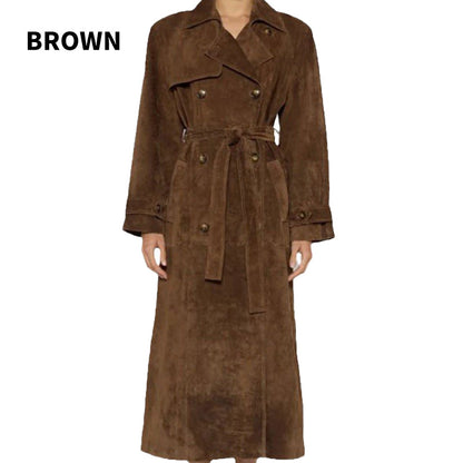 ❄️Winter Specials❄️ Women's Warm and Comfortable Waist-Tied Long Coat