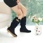 ❄️Winter Specials❄️ Women's Trendy Artificial Suede Slip-On Boots