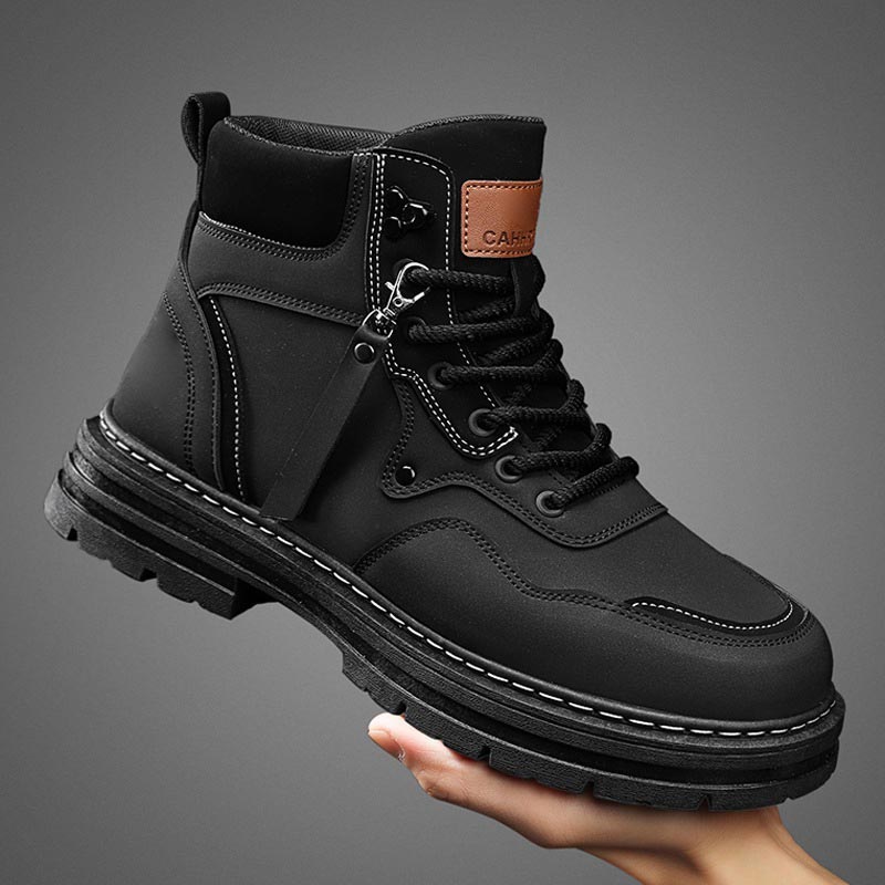 ❄️Winter Specials❄️ Men's Plush Lace-Up High Top Boots