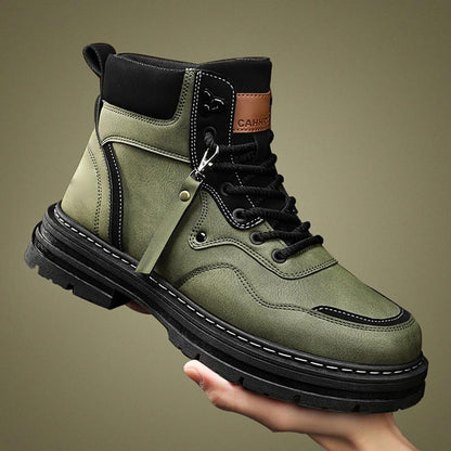 ❄️Winter Specials❄️ Men's Plush Lace-Up High Top Boots