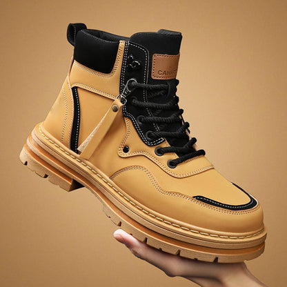 ❄️Winter Specials❄️ Men's Plush Lace-Up High Top Boots