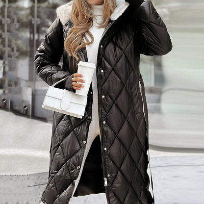 ❄️Winter Specials❄️ Women's Hooded Long Coat with Belt