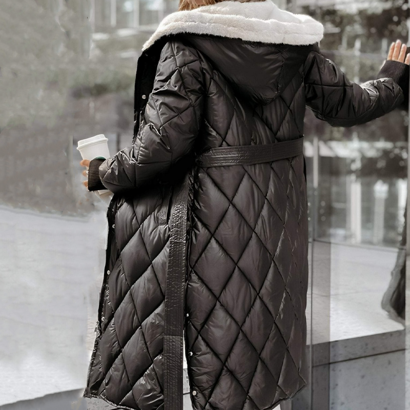 ❄️Winter Specials❄️ Women's Hooded Long Coat with Belt