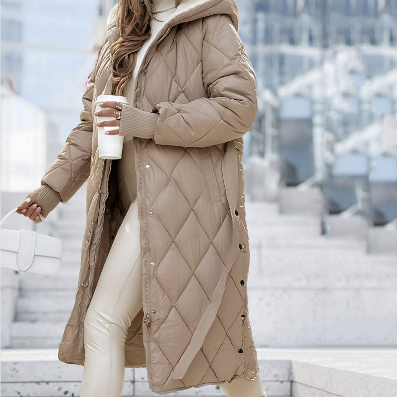 ❄️Winter Specials❄️ Women's Hooded Long Coat with Belt