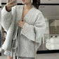 ❄️Winter Specials❄️ Women's Bow Tie Front Open Cardigan