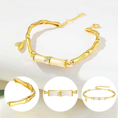 ⏳Time-limited Special⏰Women’s Bamboo Bracelet with Chain📿