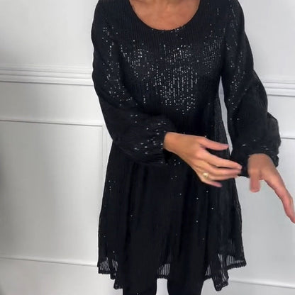 🎅Xmas Specials🎄 Black Sequined Dress