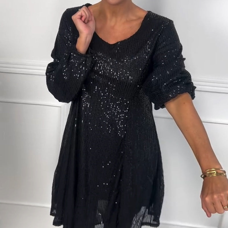 🎅Xmas Specials🎄 Black Sequined Dress