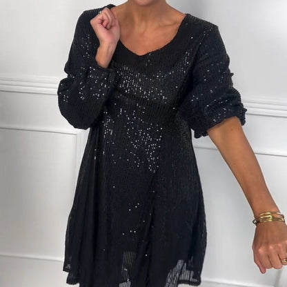 🎅Xmas Specials🎄 Black Sequined Dress