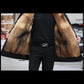 Men's Mid-Length Jacket with Removable Synthetic Fur