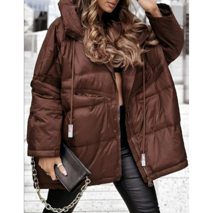 ❄️Winter Specials❄️ Women's Solid Color Hooded Cotton Jacket