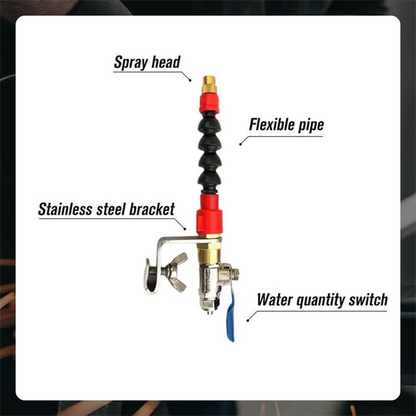 ⏳Time-limited Special⌛Cutting Machine Dedusting Water Spray Attachment
