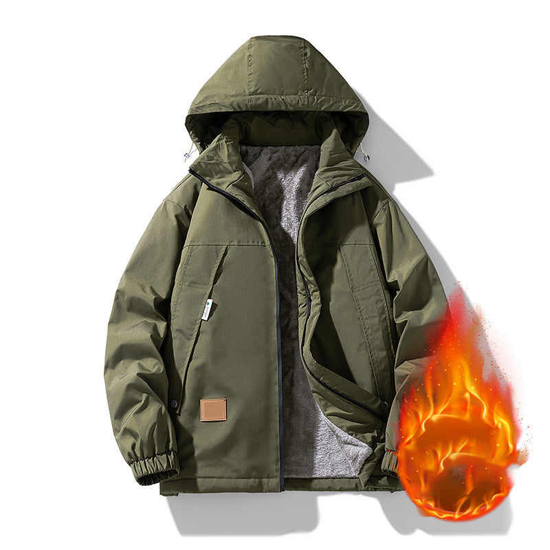 ❄️Winter Specials❄️ Men's Casual Warm Zip-Up Hooded Jacket