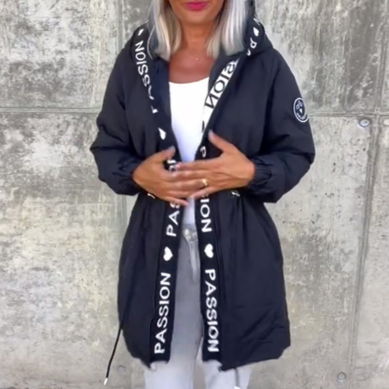 ❄️Winter Specials❄️ Women's Trendy Hooded Coat with Drawstring Waist