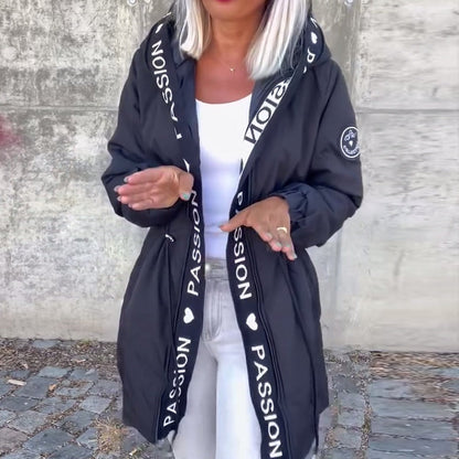 ❄️Winter Specials❄️ Women's Trendy Hooded Coat with Drawstring Waist