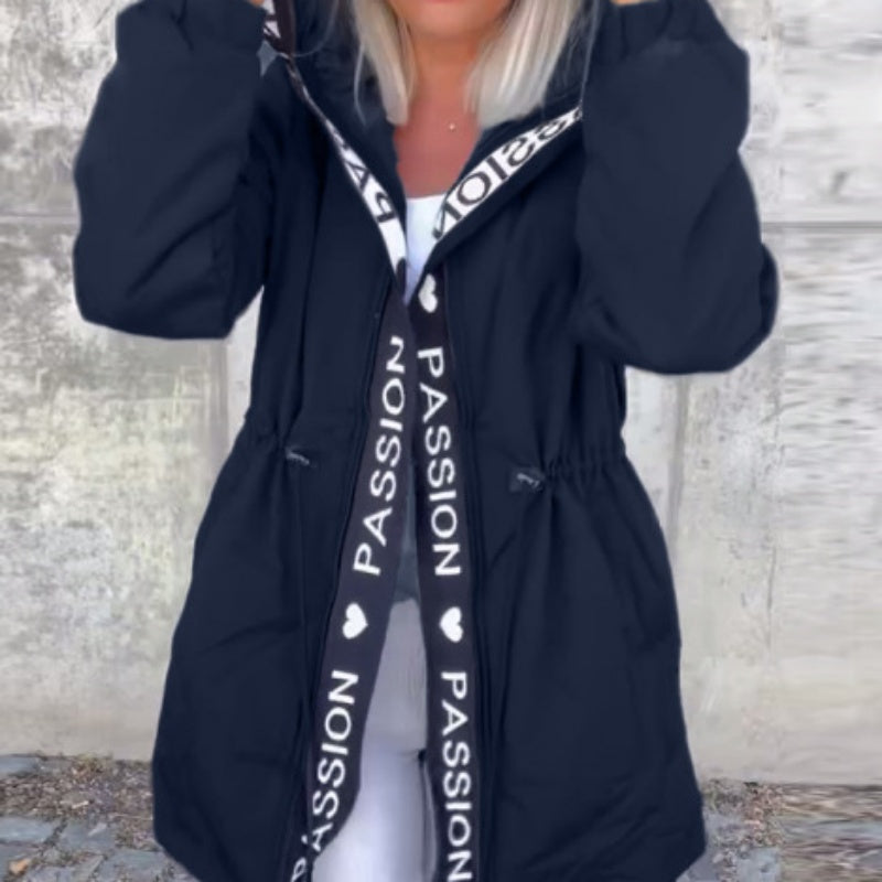 ❄️Winter Specials❄️ Women's Trendy Hooded Coat with Drawstring Waist